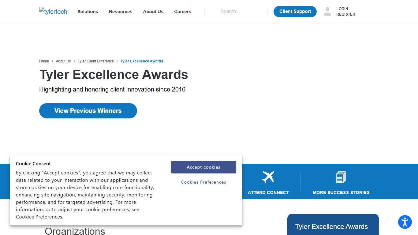 Tyler Excellence Awards | Tyler Client Difference | Tyler
